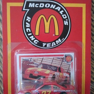 Nascar 1992 Ford MacDonalds Stricklin 1/64th diecast neu auf Karte