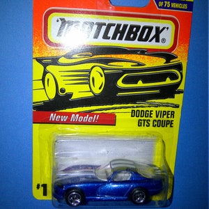 Match Box #1 Dodge Viper Neu auf Karte