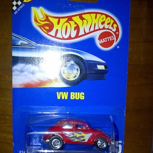 Hot Wheels Blackwalls All Blue Grußkarte VW Käfer rot #65
