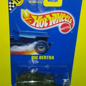 Hot Wheels #79 Big Bertha US Army all blue Karte