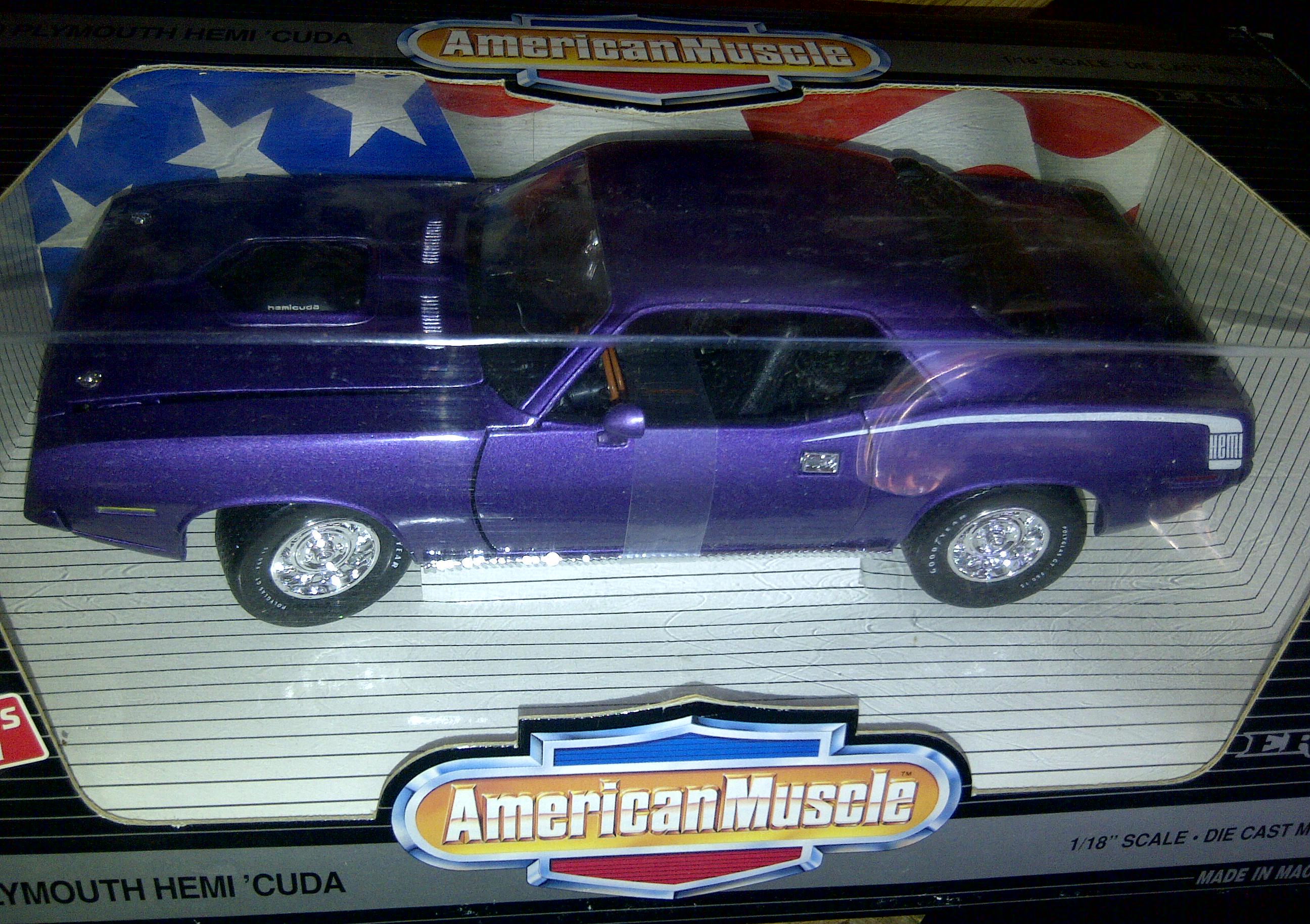1970 Plymouth Cuda Purple 1:18 Diecast New in Box - Etsy