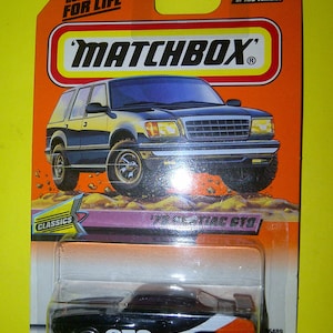 1970er Streichholzbriefspontiac GTO #71 neu auf Karte
