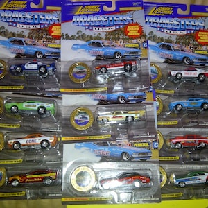 Johnny Lightning Dragsters Series 1 All 11 Cars new on cards