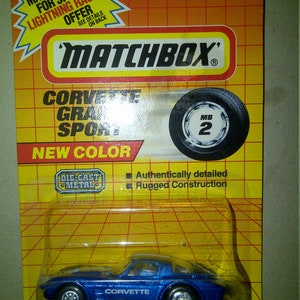 Matchbox #2 Corvette Grand Sport neu auf Karte