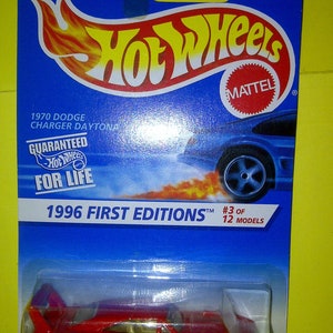 Hot Wheels 1970 Dodge Ladegerät Daytona #382 1/64 DieCast neu auf Karte