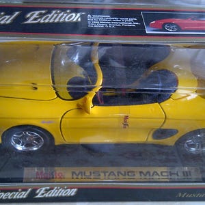 Ford Mustang Mach III 1:18 Diecast New in box
