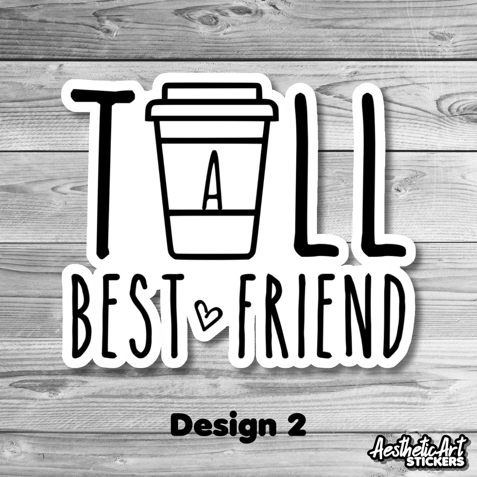 Matching BFF Stickers Funny Best Friends Forever Decals Etsy