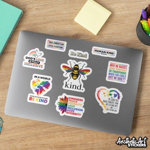 LGBTQ Straight Ally Sticker Sayings, Gay Lesbian Pride Month, LGBT Queer Vinyl Decals