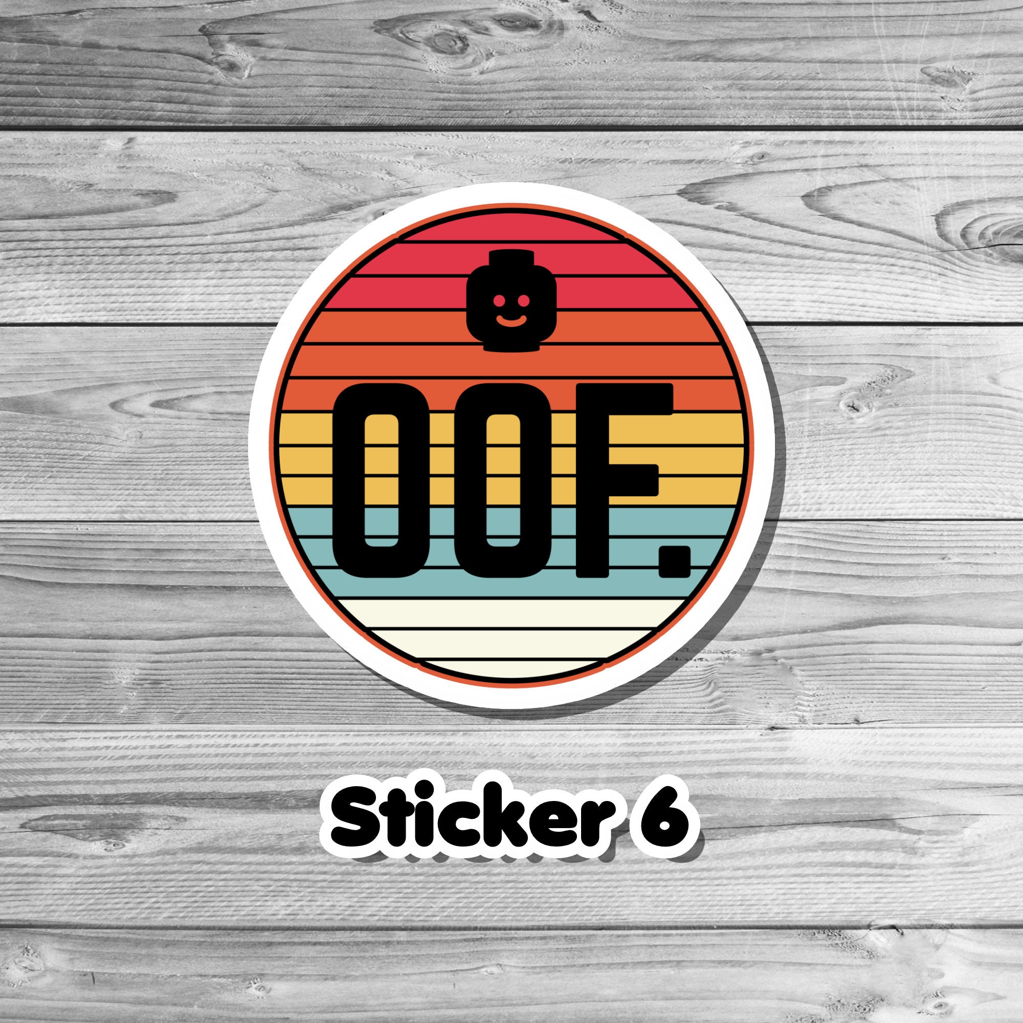 7012684 Roblox Oof Meme Funny Noob Gamer Gifts Idea Stickers for