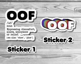 7012684 Roblox Oof Meme Funny Noob Gamer Gifts Idea Stickers for Sale