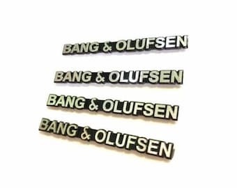 4x BANG OLUFSEN Badge Speaker Sticker Car Home Emblem Logo