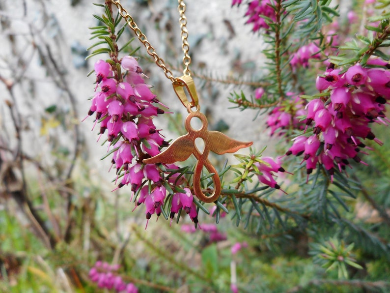 stainless steel Eternal Angel pendant necklace