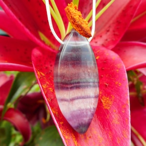 rainbow fluorite collar, silver plated