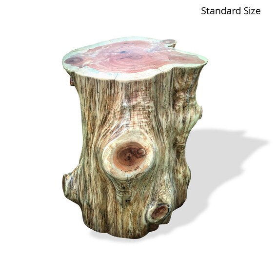 Tree Trunk Live Edge Nightstand Tablebase Tree Trunk Table Etsy