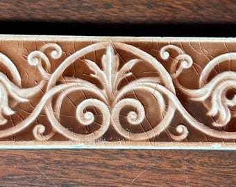 C Pardee Works 6”x2” Vintage Tile, Liner Tile