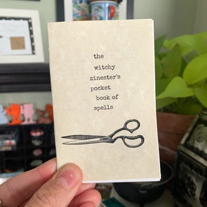 witchy mini zine - The Witchy Zinester's Pocket Book of Spells