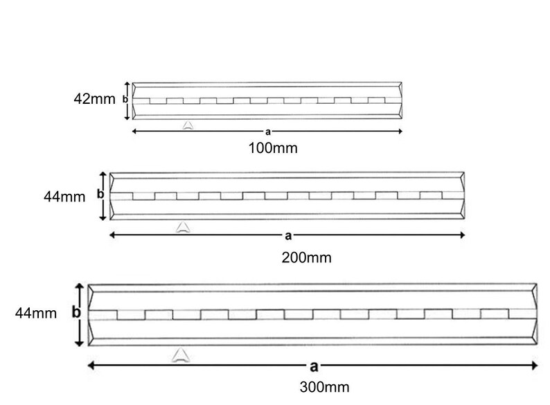 Clear Acrylic Plastic Piano Continuous Hinges Hinge 100mm, 200mm & 300mm image 4