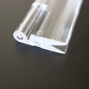Clear Acrylic Plastic Piano Continuous Hinges Hinge 100mm, 200mm & 300mm image 5