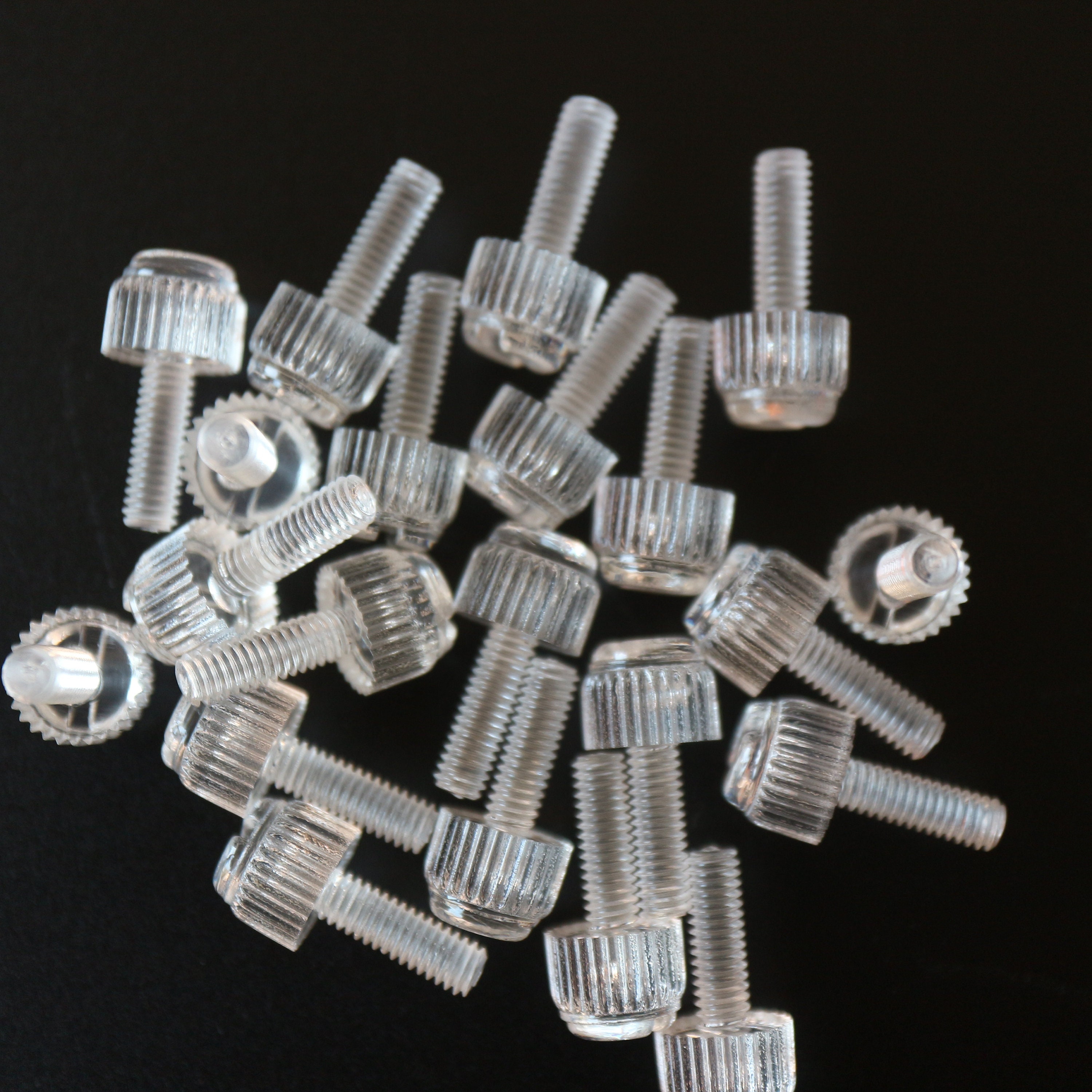 Pacco Di 20 Acrilico Bulloni E Dadi, Rondelle, M4 X 20mm In Plastica Trasparente - Acrilico Viti - Foto 8