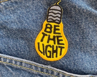 Sé la luz Parches termoadhesivos Apliques bordados