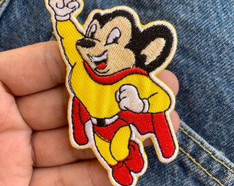 PATCH Vintage Cartoon Iron On Patches Embroidered Applique