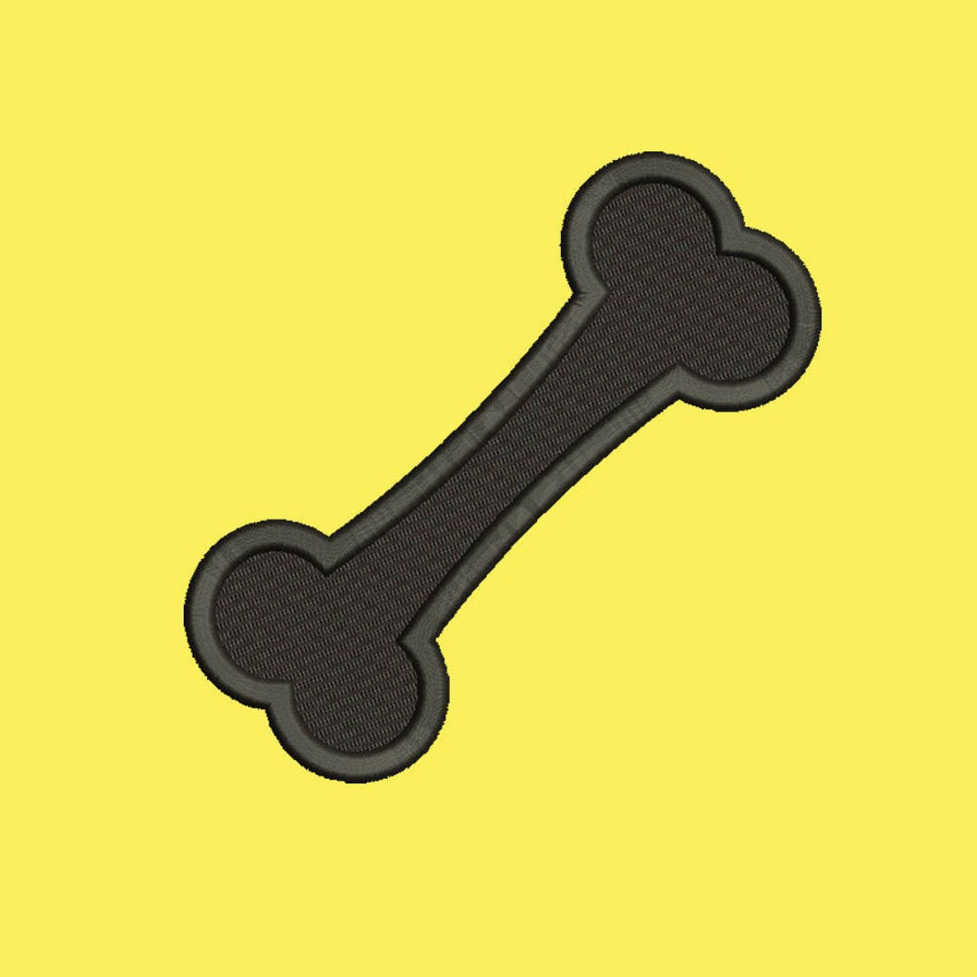 Dog Bone Embroidery Designs 9 Size Dog Bone Design Instant Etsy