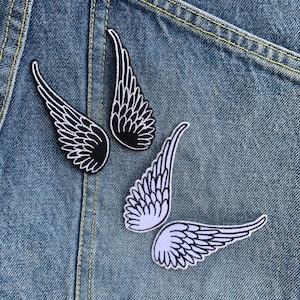 PATCH Angel wings Iron On Patches Embroidered Applique