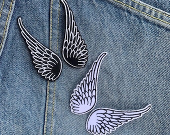 Angel wings Iron On Patches Embroidered Applique