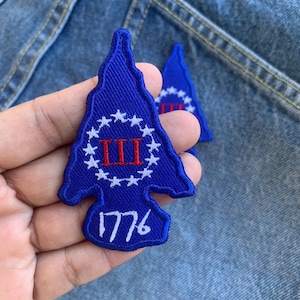 Appliqués brodés thermocollants PATCH America 1776