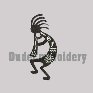 Kokopelli Embroidery designs 6 Size Instant Download 8 Formats machine embroidery pattern