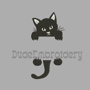 Cat Embroidery  Designs  9 Size  Design Instant Download 8 Formats machine embroidery pattern