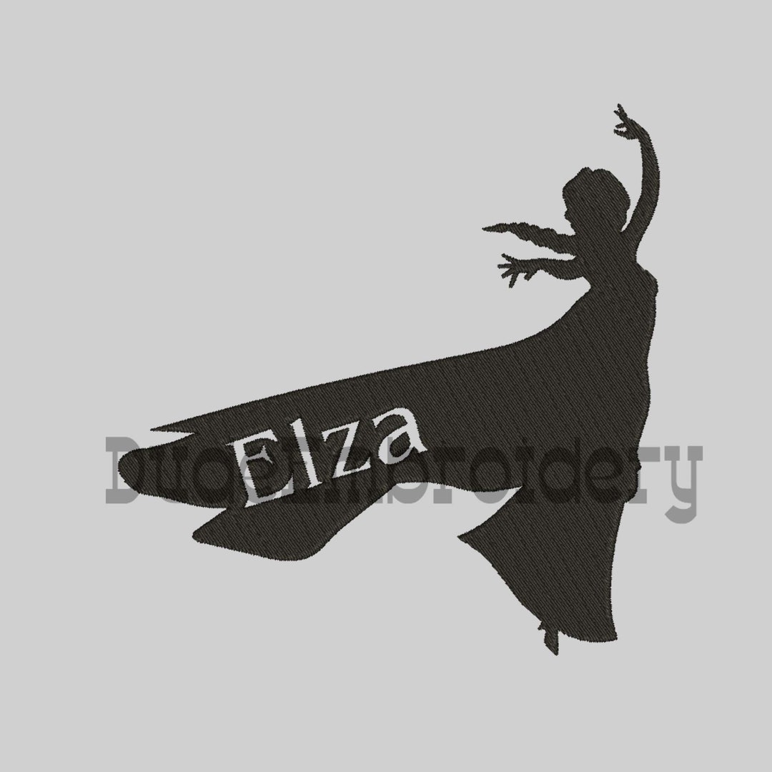 Elza Frozen Embroidery Designs 5 Size Instant Download 8 Formats ...