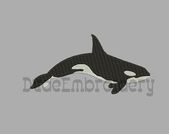 Killer Whale Embroidery designs 9 Size Design Instant Download 8 Formats machine embroidery pattern
