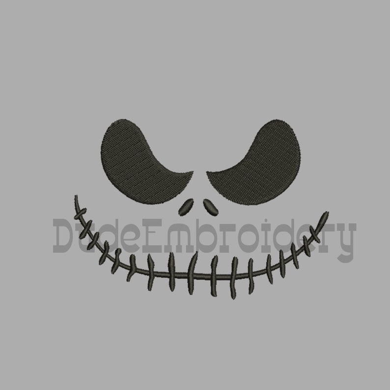 Nightmare Before Christmas Jack Skellington Embroidery Designs Etsy