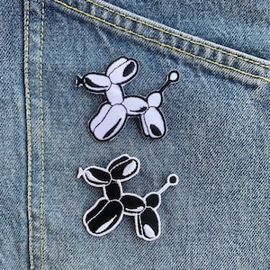 PATCH Balloon Dogs Iron On Patches Embroidered Applique