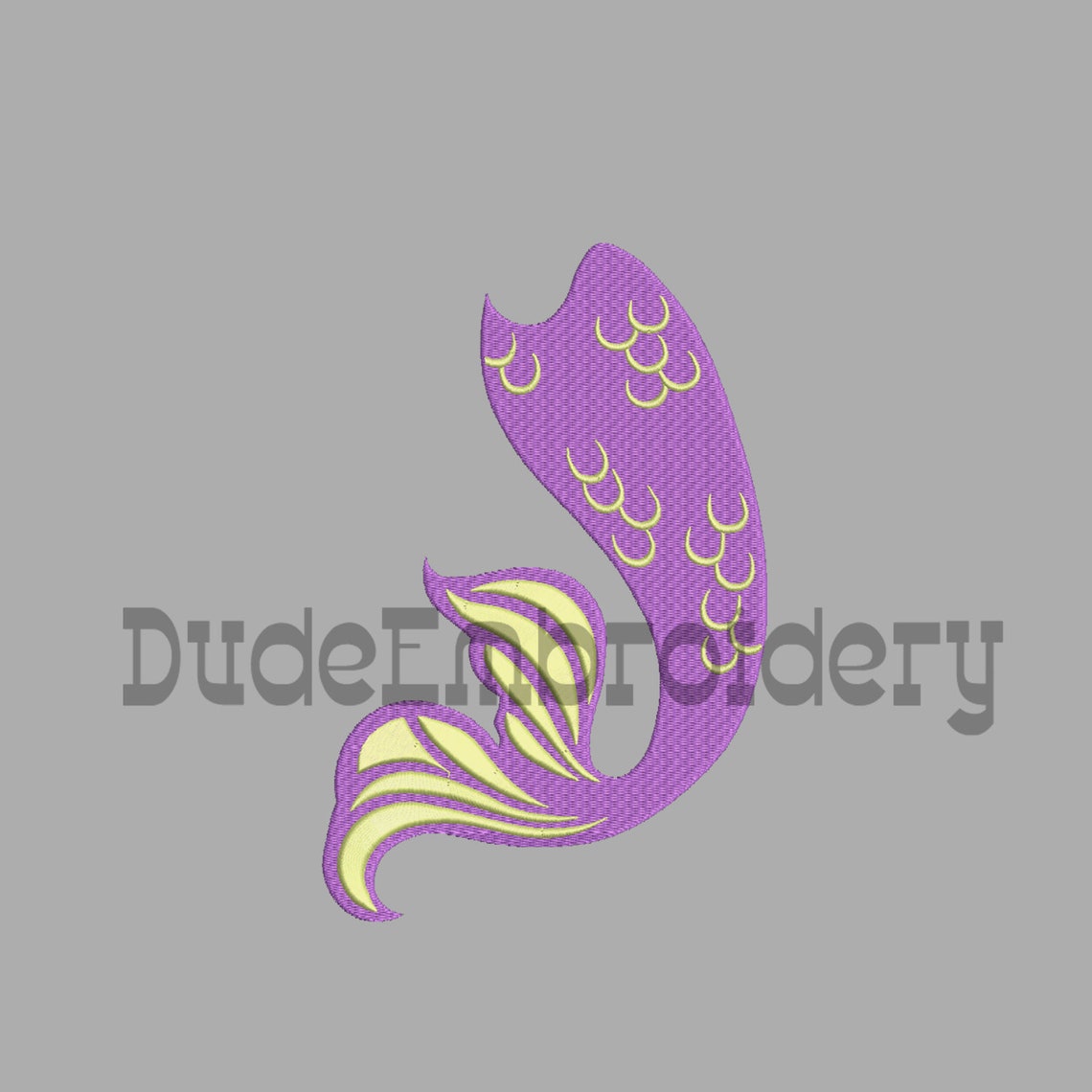 Mermaid Tail Embroidery Designs 8 Size Design Instant Download Etsy