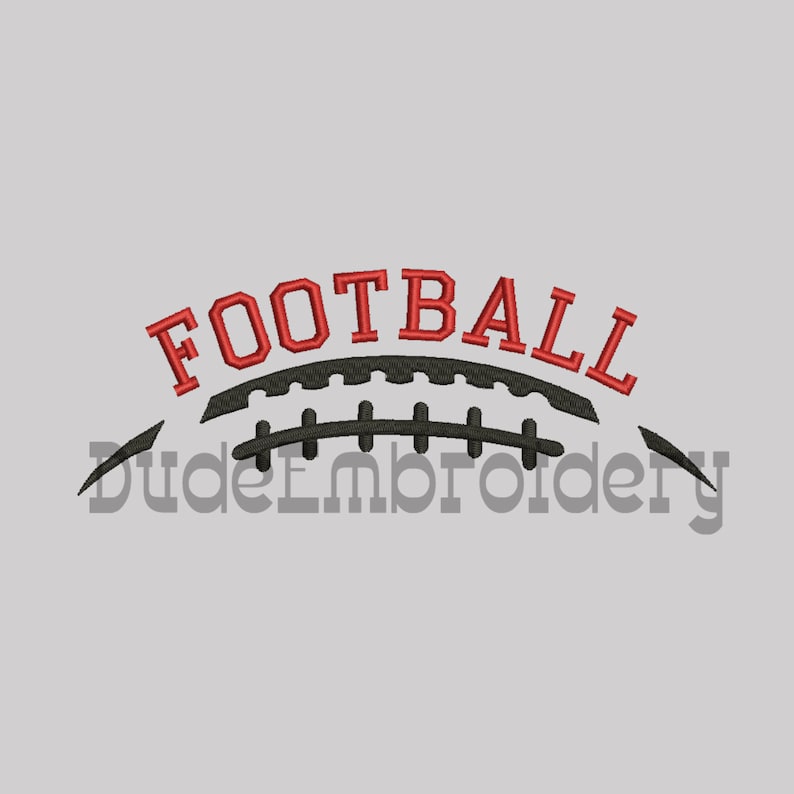 Football Embroidery Designs 7 Size Design Instant Download 8 Etsy