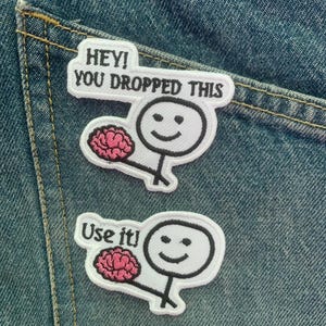 PATCH Funny Iron On Patches Embroidered Applique