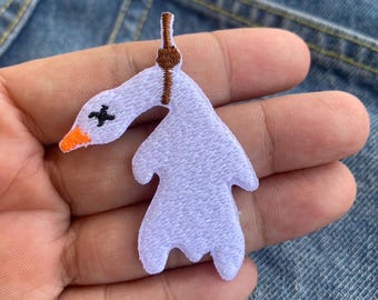 Funny Goose Iron On Patches Embroidered Applique