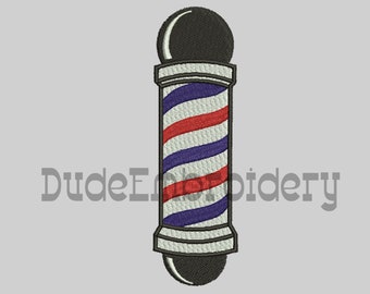 Barber's pole Embroidery  Designs  7 Size  Design Instant Download 8 Formats machine embroidery pattern