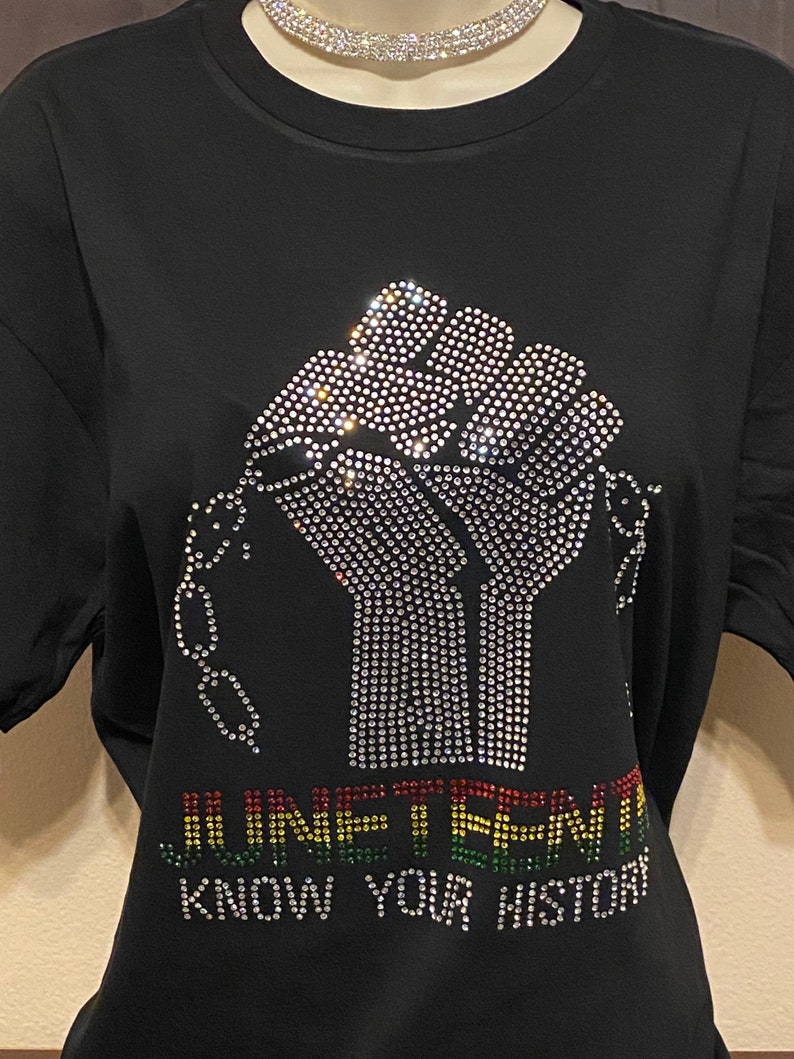 Download Juneteenth Know Your History Rhinestone Svg Juneteenth ...