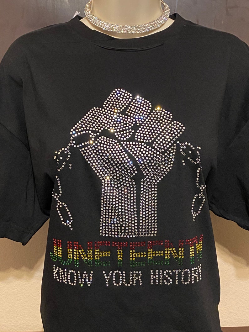 Download Juneteenth Know Your History Rhinestone Svg Juneteenth ...