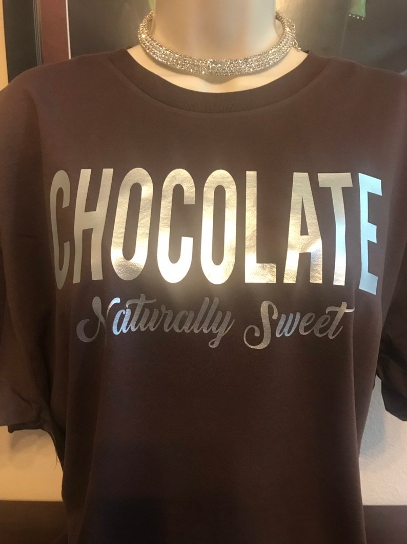 Chocolate Naturally Sweet Melanin Shirt Black Queen Fun Etsy
