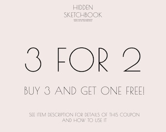 3 FOR 2 Discount Code