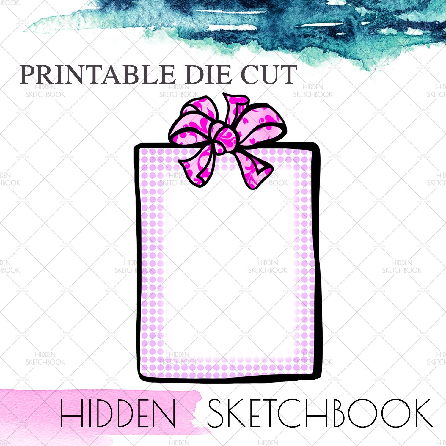 PRINTABLE DIE CUTS. Cute Planner Box Download Die Cut Etsy