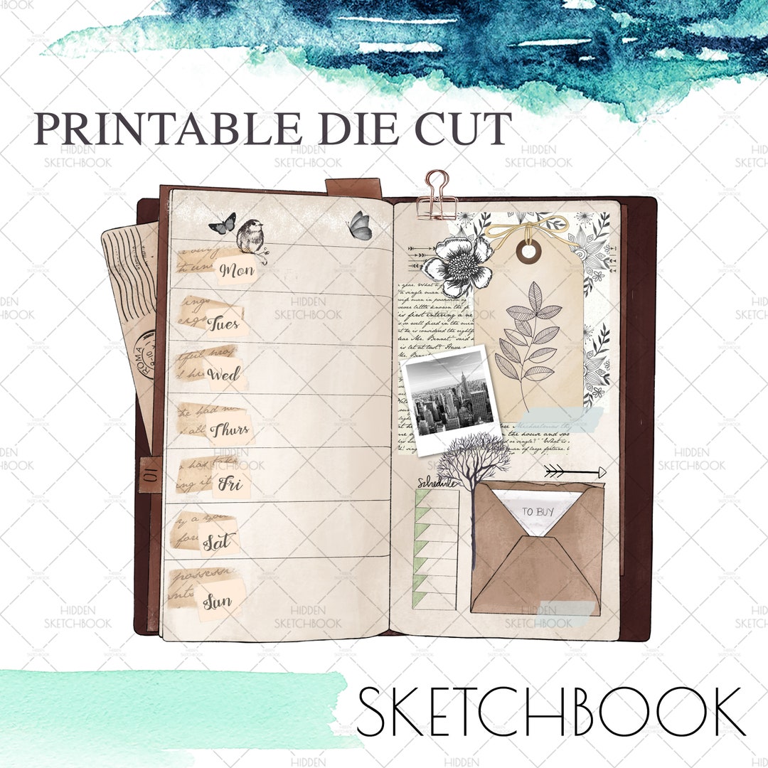 Free Die Cuts Printables Travelers Notebook