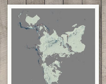 Volcanoes and Earthquakes Map / Global Hazards