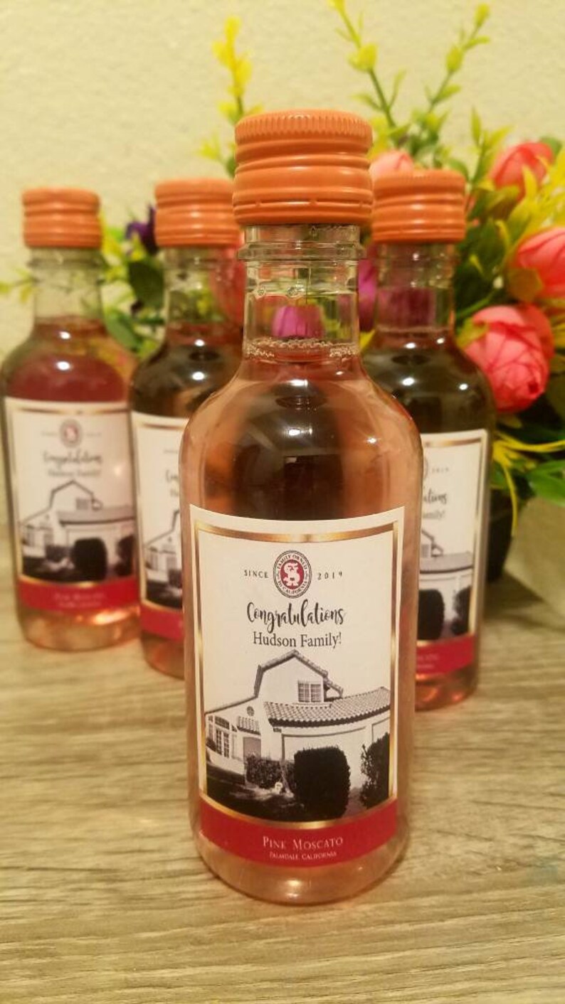 Digital Sutter Home Customized Mini Wine Bottle Labels. You | Etsy