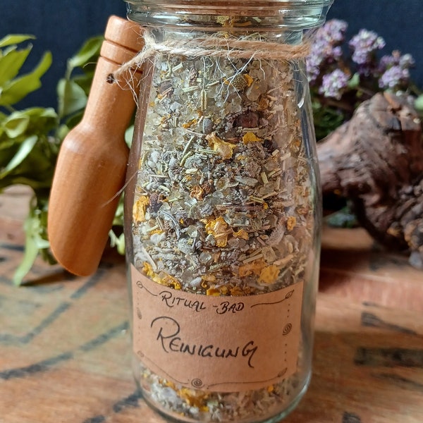 Ritual bath "energetic cleansing" / bath salts / cleansing / spirituality / shamanism / witchcraft / paganism / natural magic