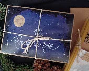 Rauhnachts calendar / Rauhnächte / smoking / incense / paganism / smoking calendar / herbs / herbal magic / Rauhnachtszauber /